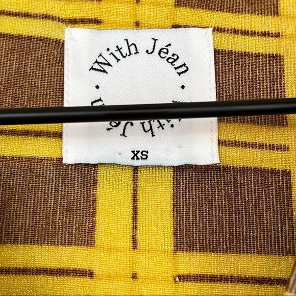 Long Sleeve Checked Button Down Mini Shirt  Dress - Picture 14 of 16